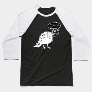 Undo Crow white Baseball T-Shirt